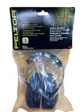 Junior Earmuff - Black - 3M